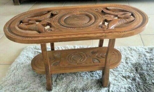 Antique rare wood carved - 32",