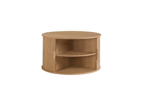 Axel round fluted - axel, coffee