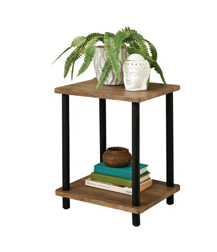 Small tier oak finish - tier, side