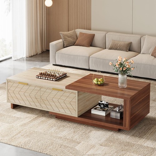 Extendable coffee table walnut - coffee,