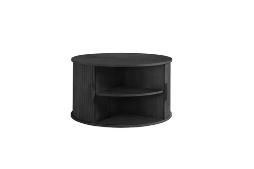 Axel round fluted coffee table - axel,