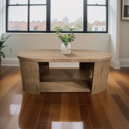 Walnut and oak living room - living,