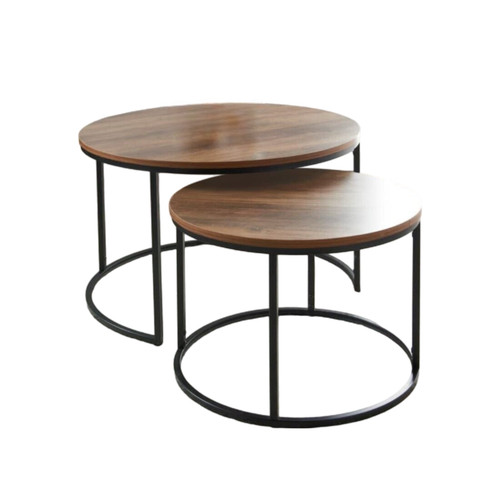 Round coffee table set - round, of
