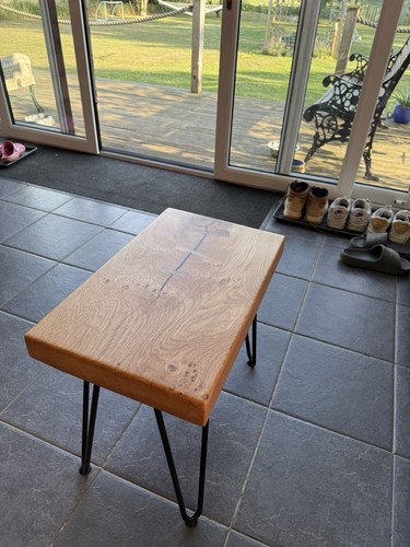 Solid oak coffee table - oak,