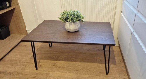 Homemade modern dark oak